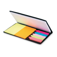 Memoff Index Flag Marker Set & Note Pad Set In Black