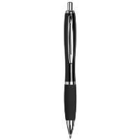 Metal Curvy Ball Pen Pen-Bk In Black Solid