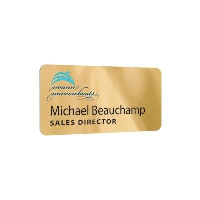 Metal Personalised Name Badge