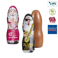 Midi Chocolate Father Christmas Father Christmas Santa, Made Out Of 20G Milk Chocolate Min