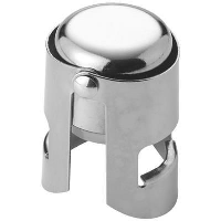 Mika Champagne Stopper In Silver