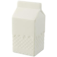 Mina Slow-Rise Milk Carton In White Solid
