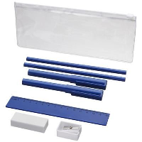 Mindy 8-Piece Pencil Case Set In Blue