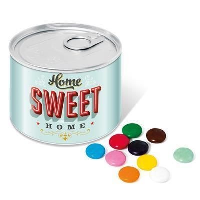 Mini Ring Pull Tin With Chocolate Beanies