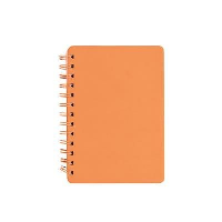 Mini Spiral Note Book In Orange