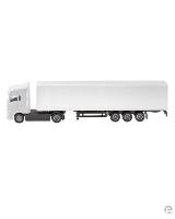 Model Truck Vehicle In White