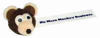 Monkey Logo Bug With Full Colour Printed Ribbon