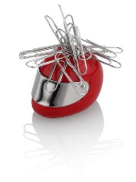 Motorcycle Helmet Paperclip Holder In Red