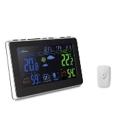 Multifunction Weather Station With Display In Different Led Light Colours