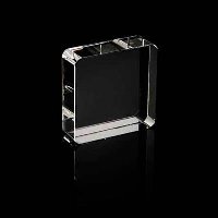Optical Crystal Square Paperweight
