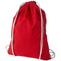 Oregon Cotton Premium Backpack Rucksack In Red