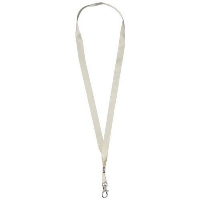 Oro Ribbon Lanyard In Cream