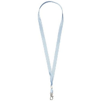 Oro Ribbon Lanyard In Ice Blue
