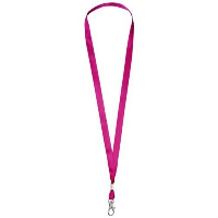 Oro Ribbon Lanyard In Magenta