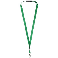 Oro Ribbon Lanyard With Break-Away Closure In Green