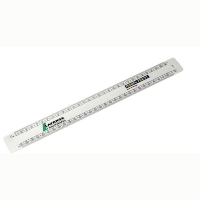 Oval Scale Ruler In White