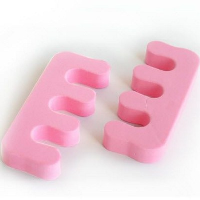 Pair Of Pink Foam Toe Nail Seperators
