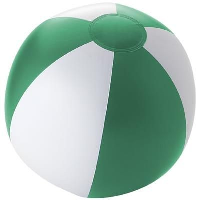 Palma Solid Beach Ball In Green-White Solid