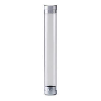 Pen Tube For Pen With Box In Matt Silver