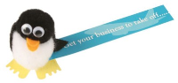 Penguin Logo Bug With Full Colour Printed Ribbon