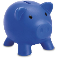 Piggy Bank In Blue