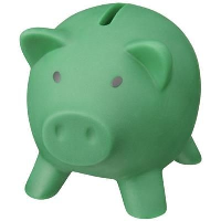 Piggy Bank In Green