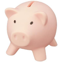 Piggy Bank In Light Pink