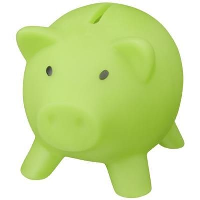 Piggy Bank In Lime