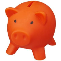 Piggy Bank In Orange