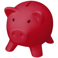 Piggy Bank In Red