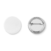 Pin Button With Paper Inlay
