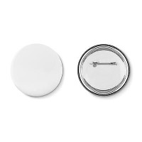 Pin Button With Paper Inlay