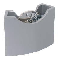 Pisa Metal Paperclip Dispenser In Silver