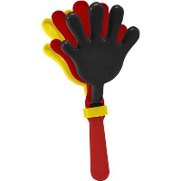 Plastic Hand Clapper Noisemaker In Various Colours