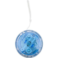 Plastic Light Up Yoyo In Cobalt Blue