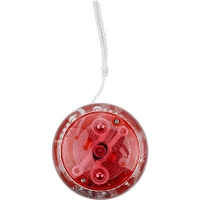 Plastic Light Up Yoyo In Red