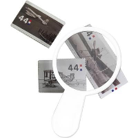 Plastic Magnifier Glass In White