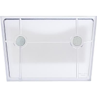 Plastic Pen Holder & White Board In White Includes Cleaning Stick, Supplied With Two Magnet On Back