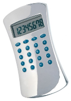 Pocket Calculator In Silver