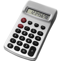 Pocket Calculator In Silver