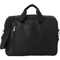 Polyester Laptop Bag In Black