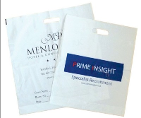 Polythene Carrier Bag In White