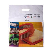 Polythene Plastic Carrier Bag In White