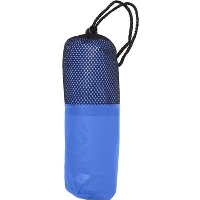 Poncho With Hood In Blue