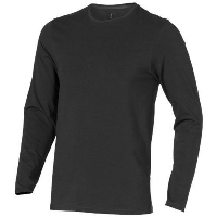 Ponoka Long Sleeve Tee Shirt In Anthracite Grey