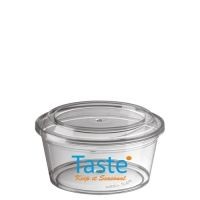 Portion Pot & Lid In Clear Transparent