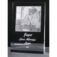 Portrait Rectangular Medium Wedge Frame In Satin Lined Box