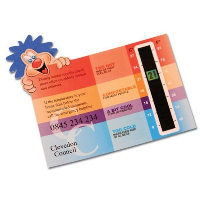 Postie Thermometer Gauge Cards