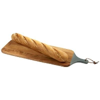 Preston Xl Serving Board In Wood-Grey