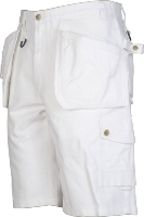 Projob Work Shorts In White